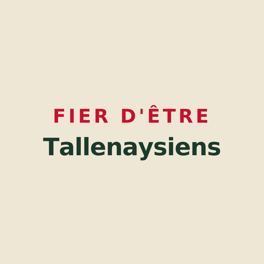 Tote bag « Fier d'être Tallenaysiens » — design pour Tallenay