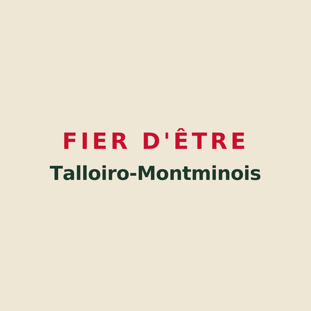 Tote bag « Fier d'être Talloiro-Montminois » — design pour Talloires-Montmin