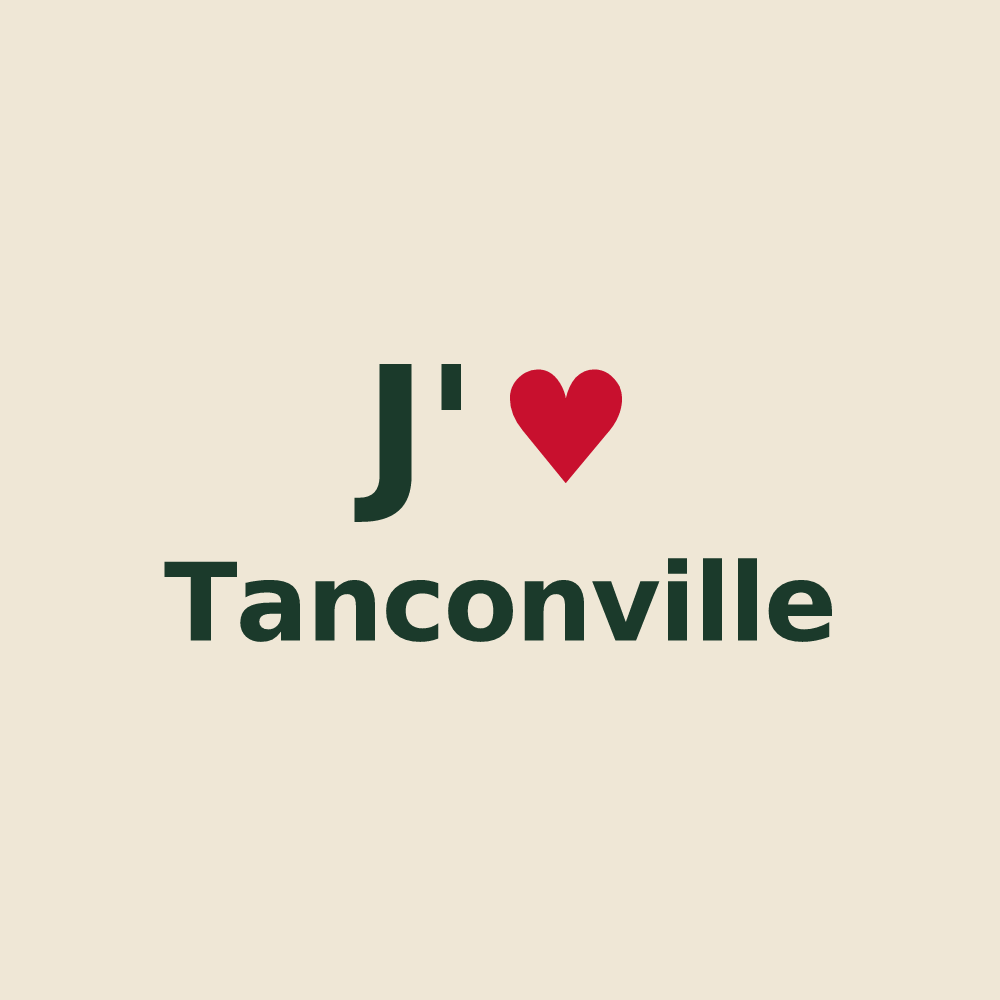 Tote bag personnalisé Tanconville — design J'aime Tanconville