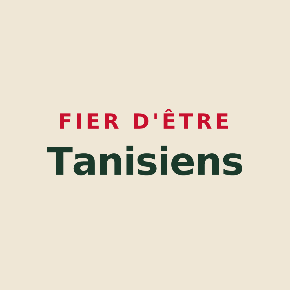 Tote bag « Fier d'être Tanisiens » — design pour Tanis
