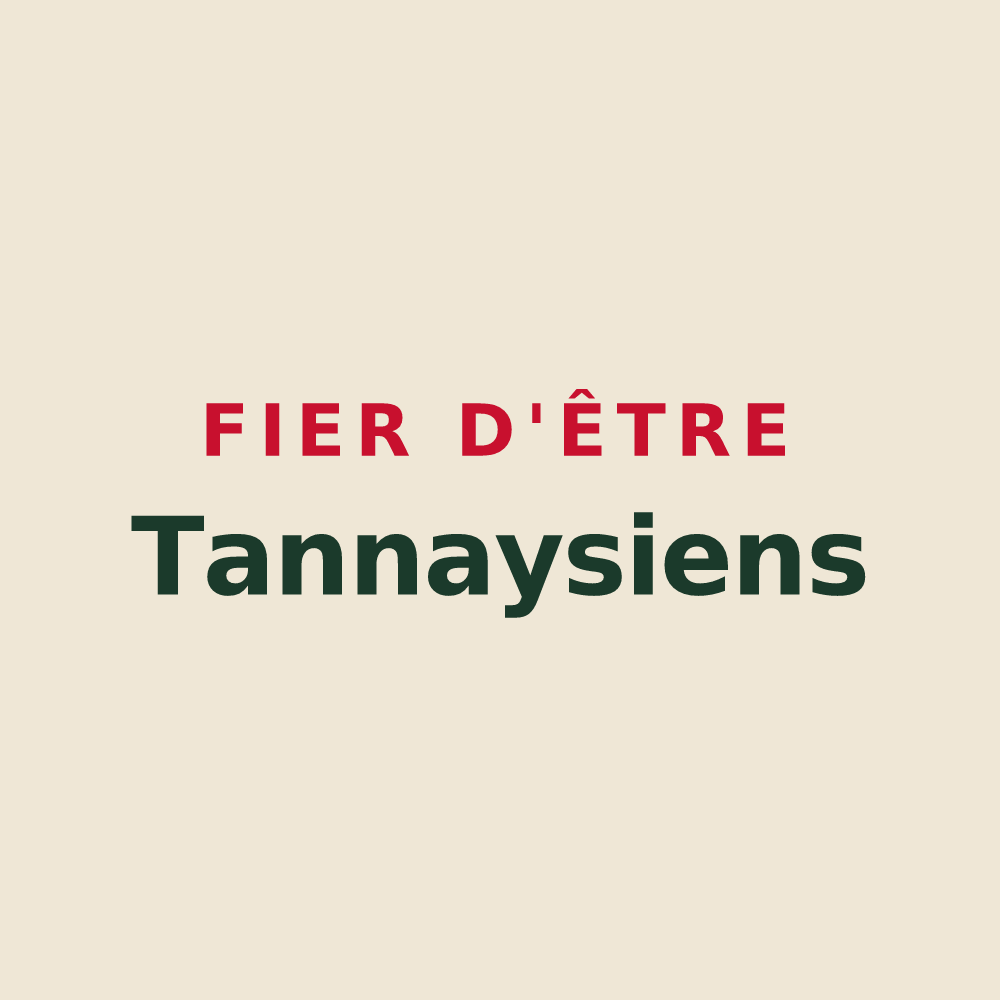 Tote bag « Fier d'être Tannaysiens » — design pour Tannay-le-Mont-Dieu