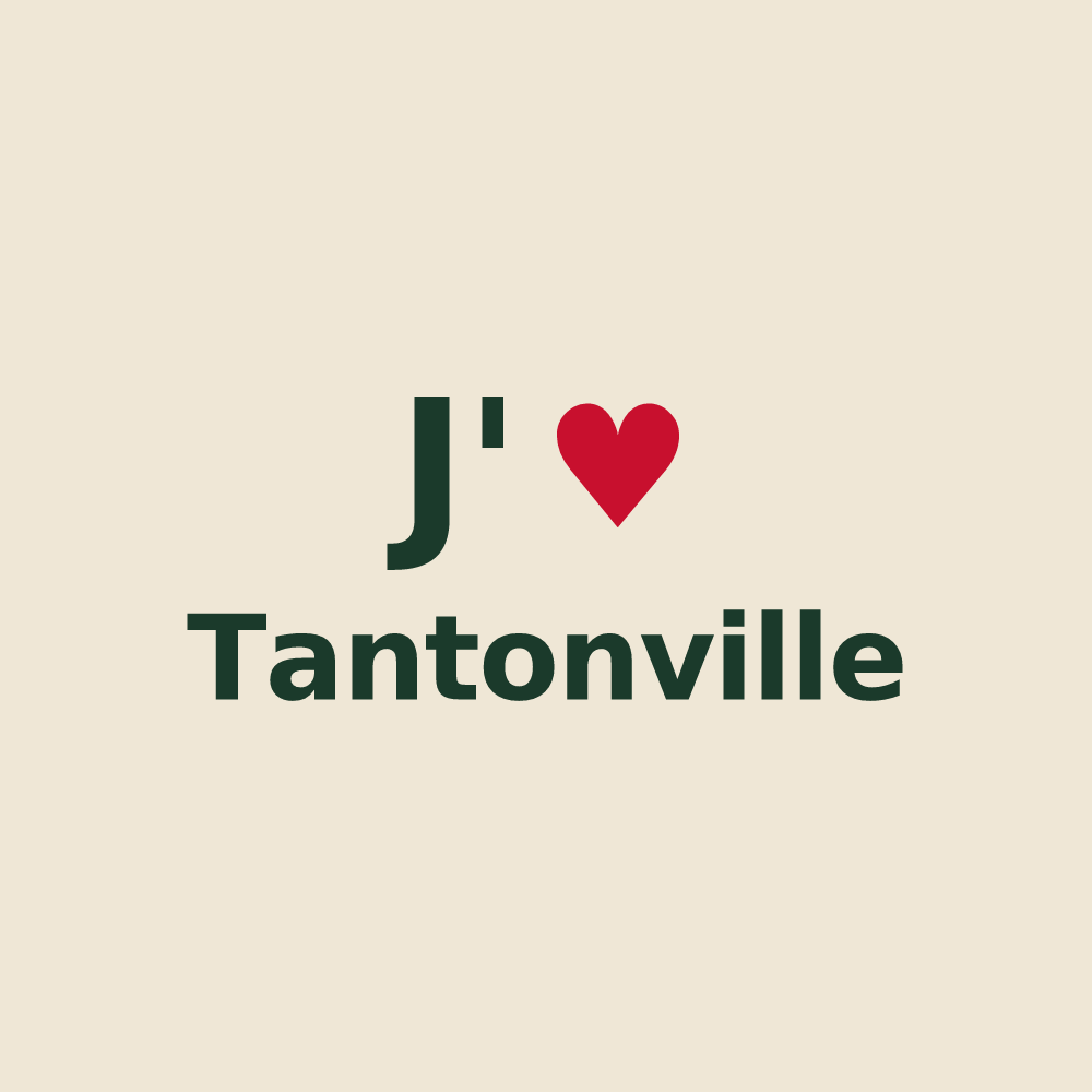 Tote bag personnalisé Tantonville — design J'aime Tantonville