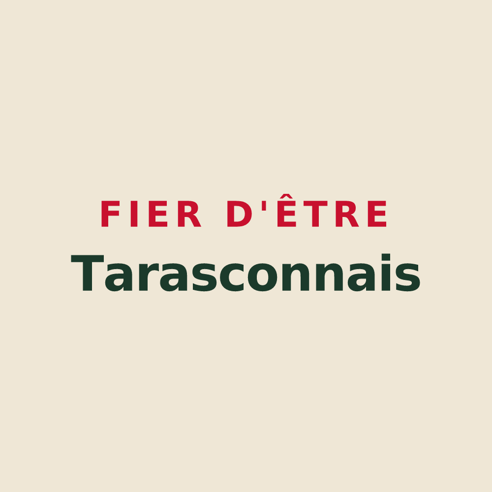 Tote bag « Fier d'être Tarasconnais » — design pour Tarascon-sur-Ariège