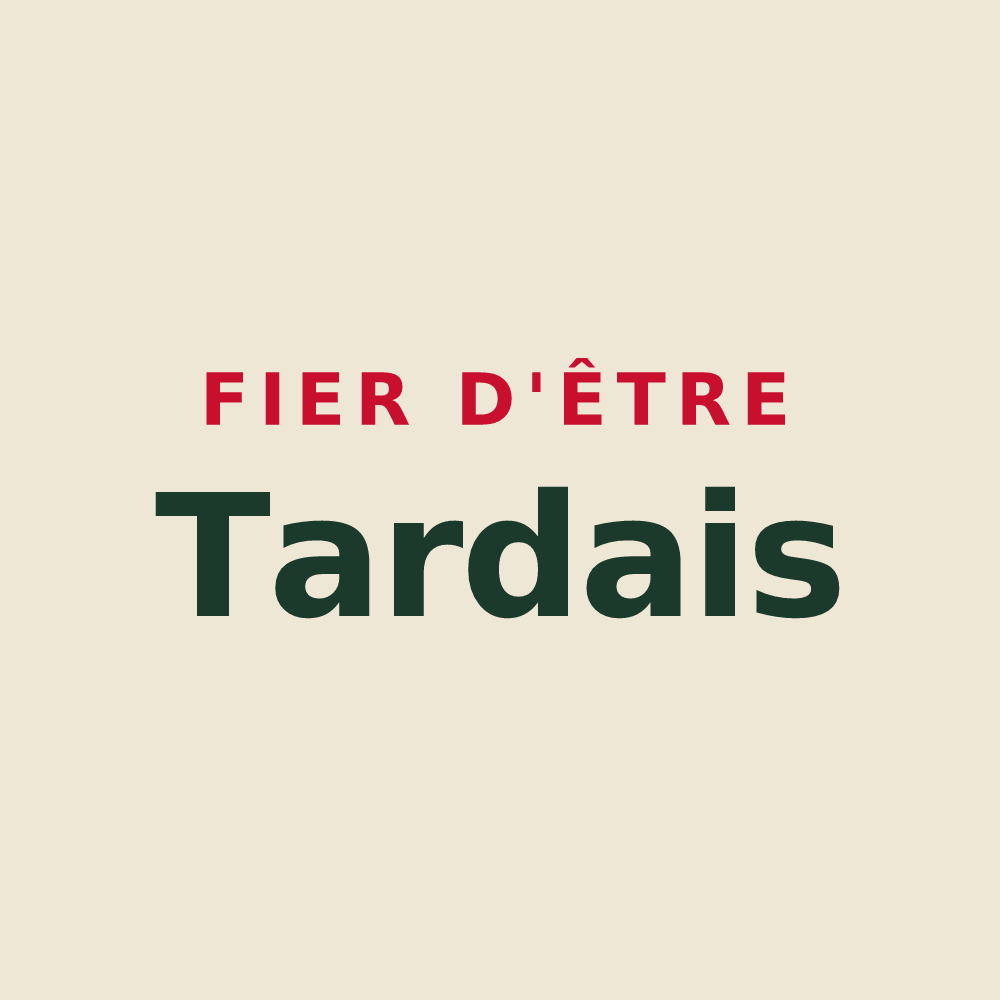 Tote bag « Fier d'être Tardais » — design pour Tardes
