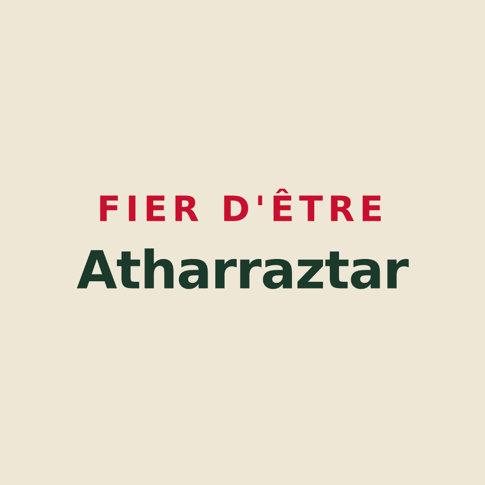 Tote bag « Fier d'être Atharraztar » — design pour Tardets-Sorholus