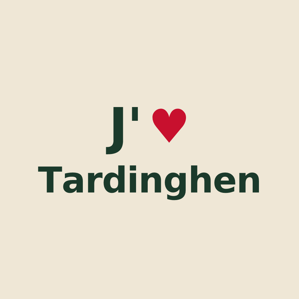 Tote bag personnalisé Tardinghen — design J'aime Tardinghen