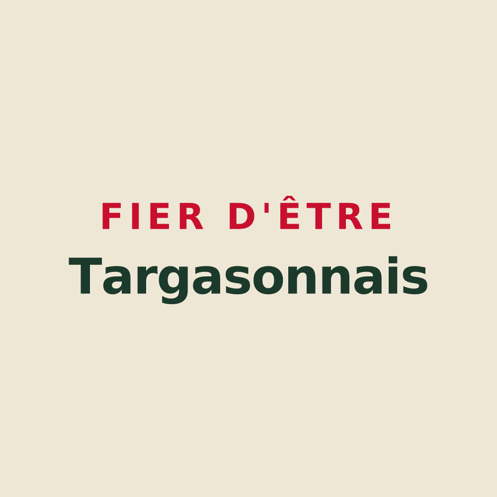 Tote bag « Fier d'être Targasonnais » — design pour Targasonne
