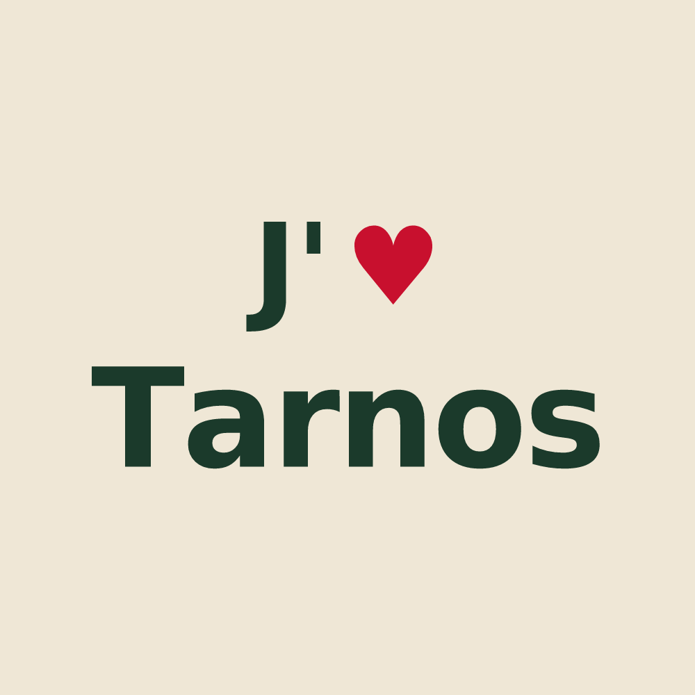 Tote bag personnalisé Tarnos — design J'aime Tarnos