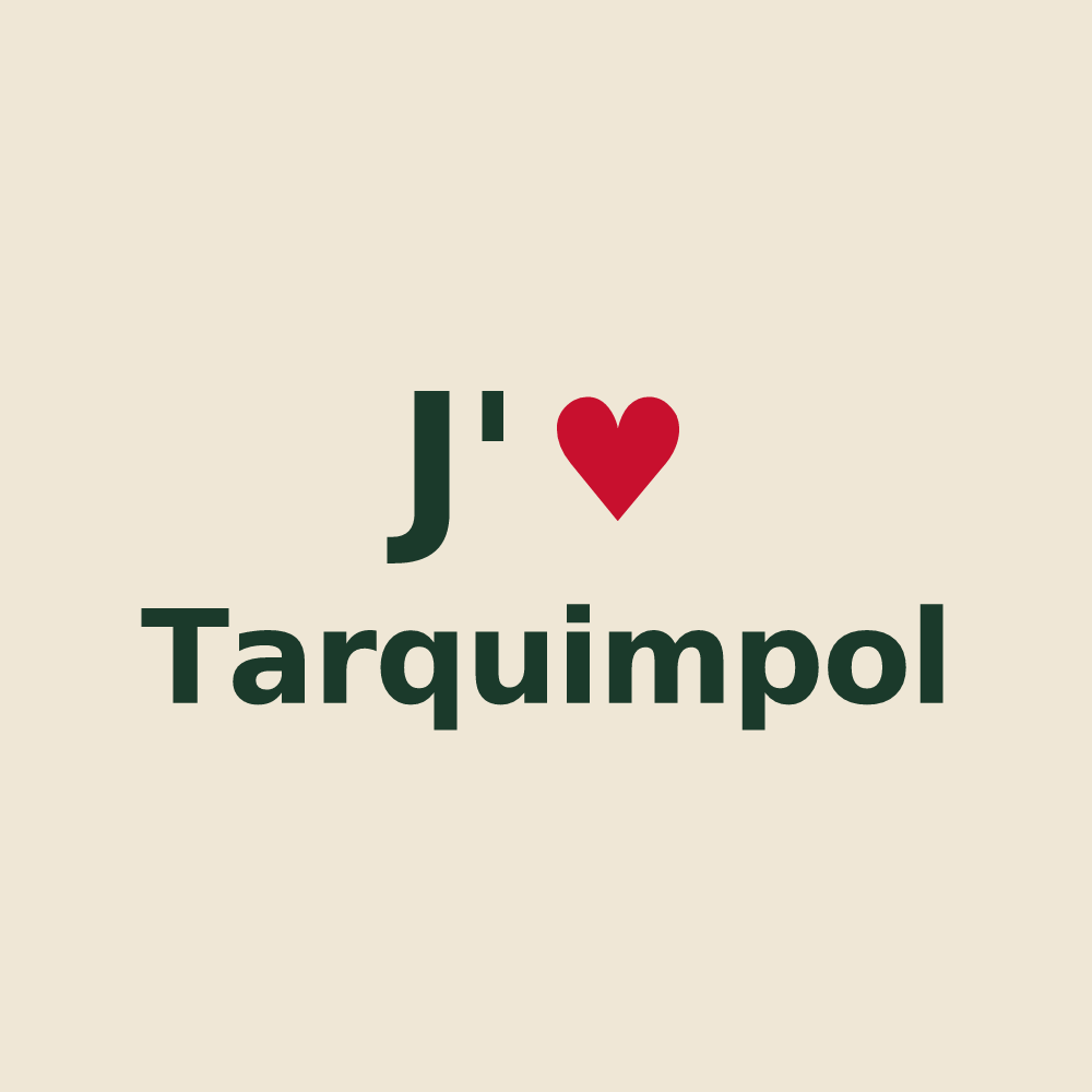 Tote bag personnalisé Tarquimpol — design J'aime Tarquimpol