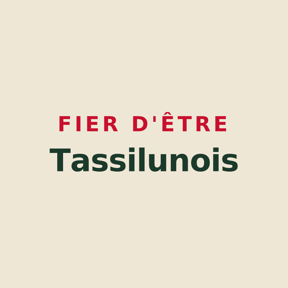Tote bag « Fier d'être Tassilunois » — design pour Tassin-la-Demi-Lune