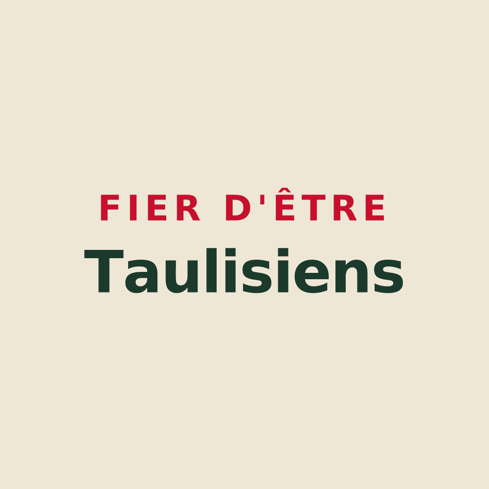 Tote bag « Fier d'être Taulisiens » — design pour Taulis