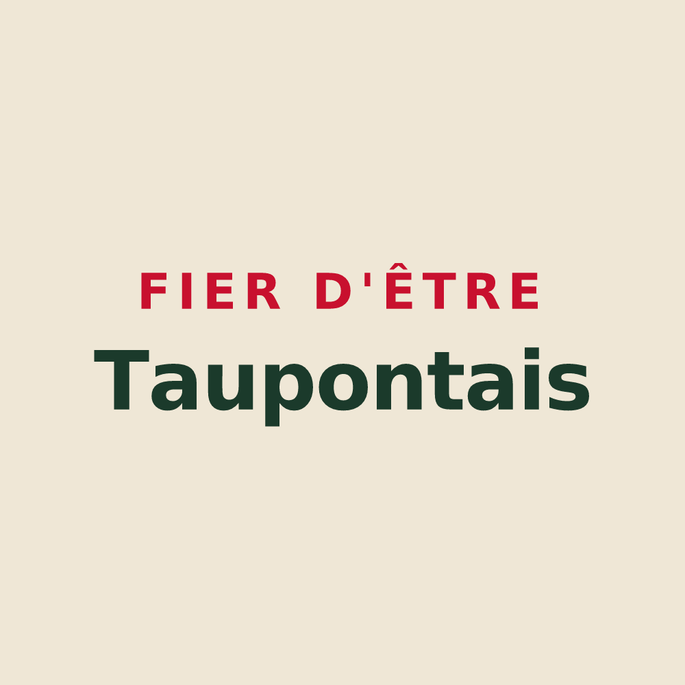 Tote bag « Fier d'être Taupontais » — design pour Taupont