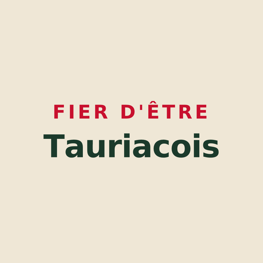 Tote bag « Fier d'être Tauriacois » — design pour Tauriac