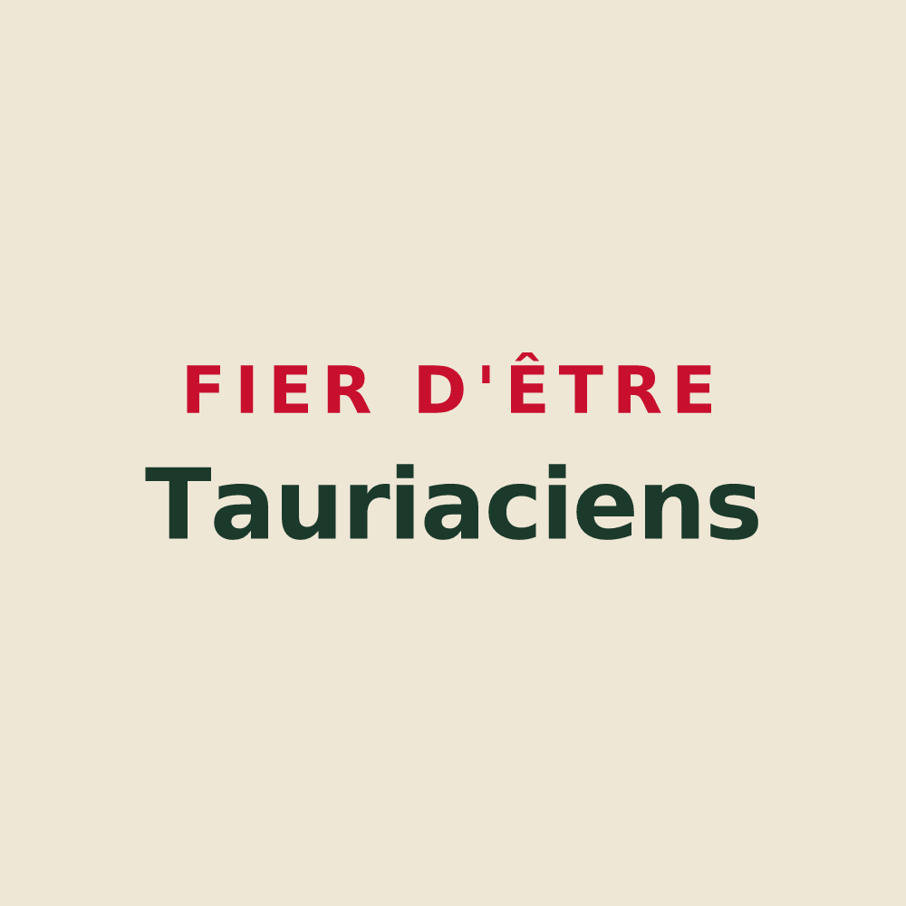 Tote bag « Fier d'être Tauriaciens » — design pour Tauriac-de-Naucelle