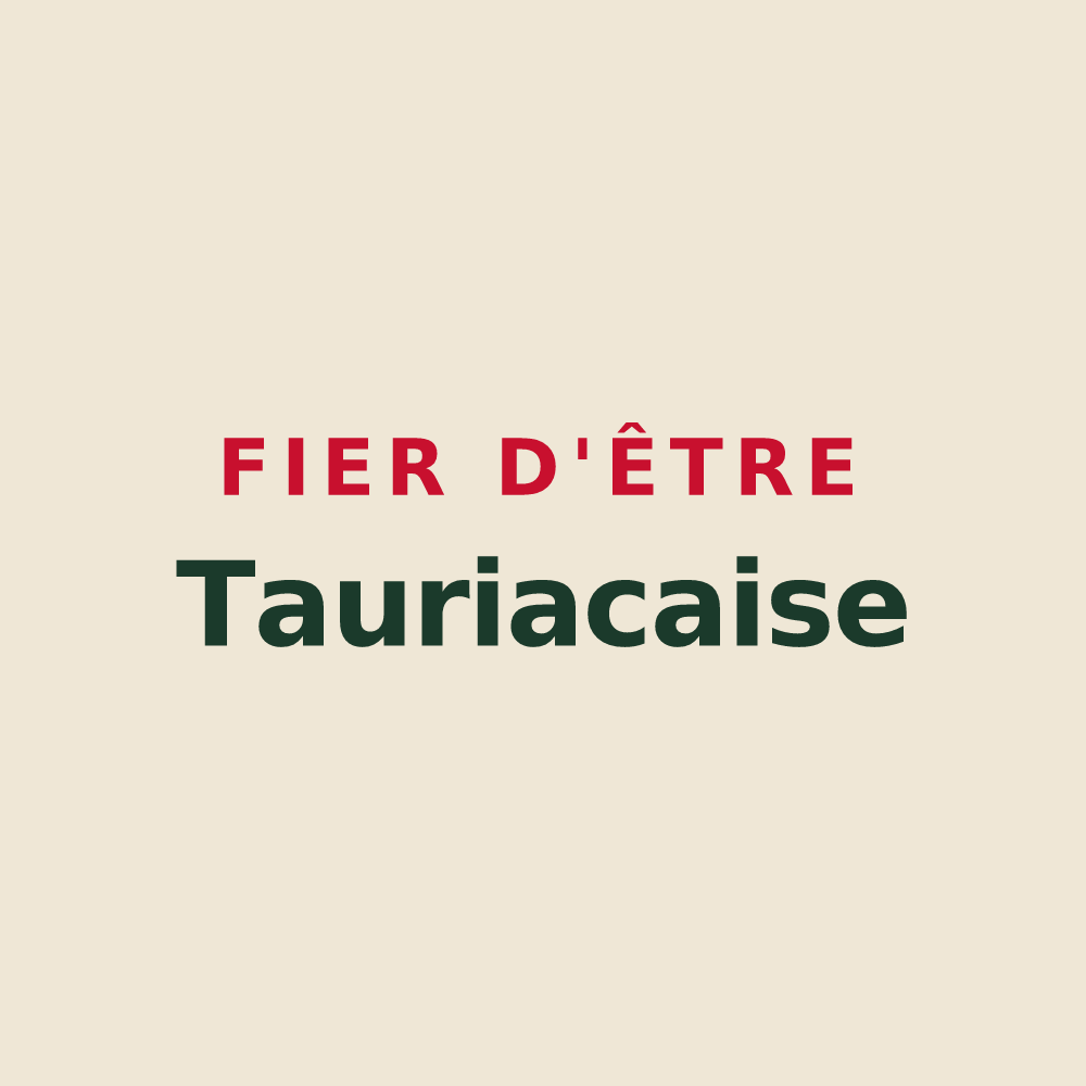 Tote bag « Fier d'être Tauriacaise » — design pour Tauriac
