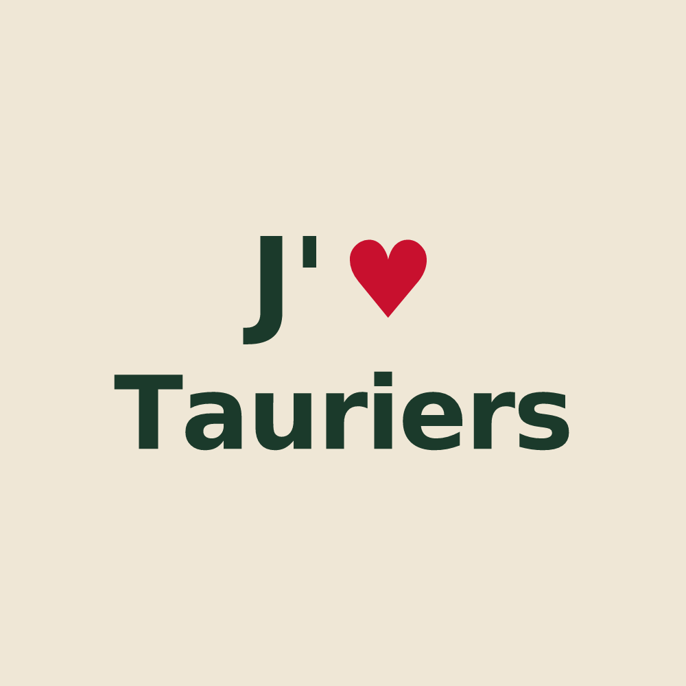Tote bag personnalisé Tauriers — design J'aime Tauriers