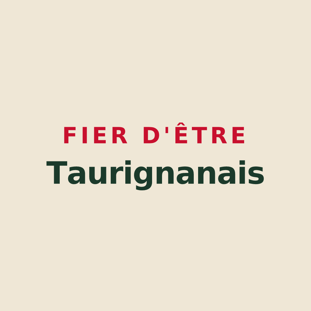 Tote bag « Fier d'être Taurignanais » — design pour Taurignan-Vieux