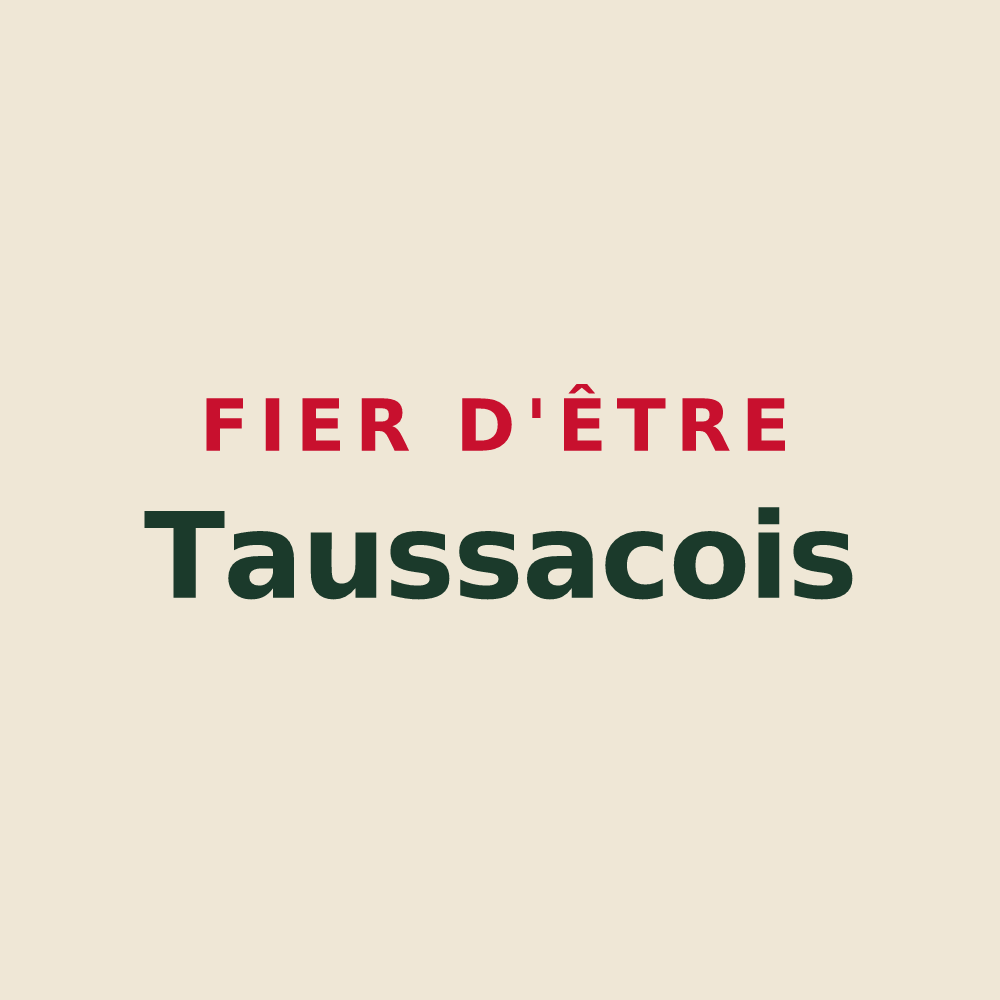 Tote bag « Fier d'être Taussacois » — design pour Taussac-la-Billière