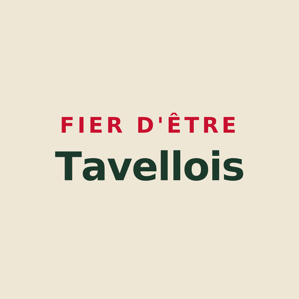 Tote bag « Fier d'être Tavellois » — design pour Tavaux