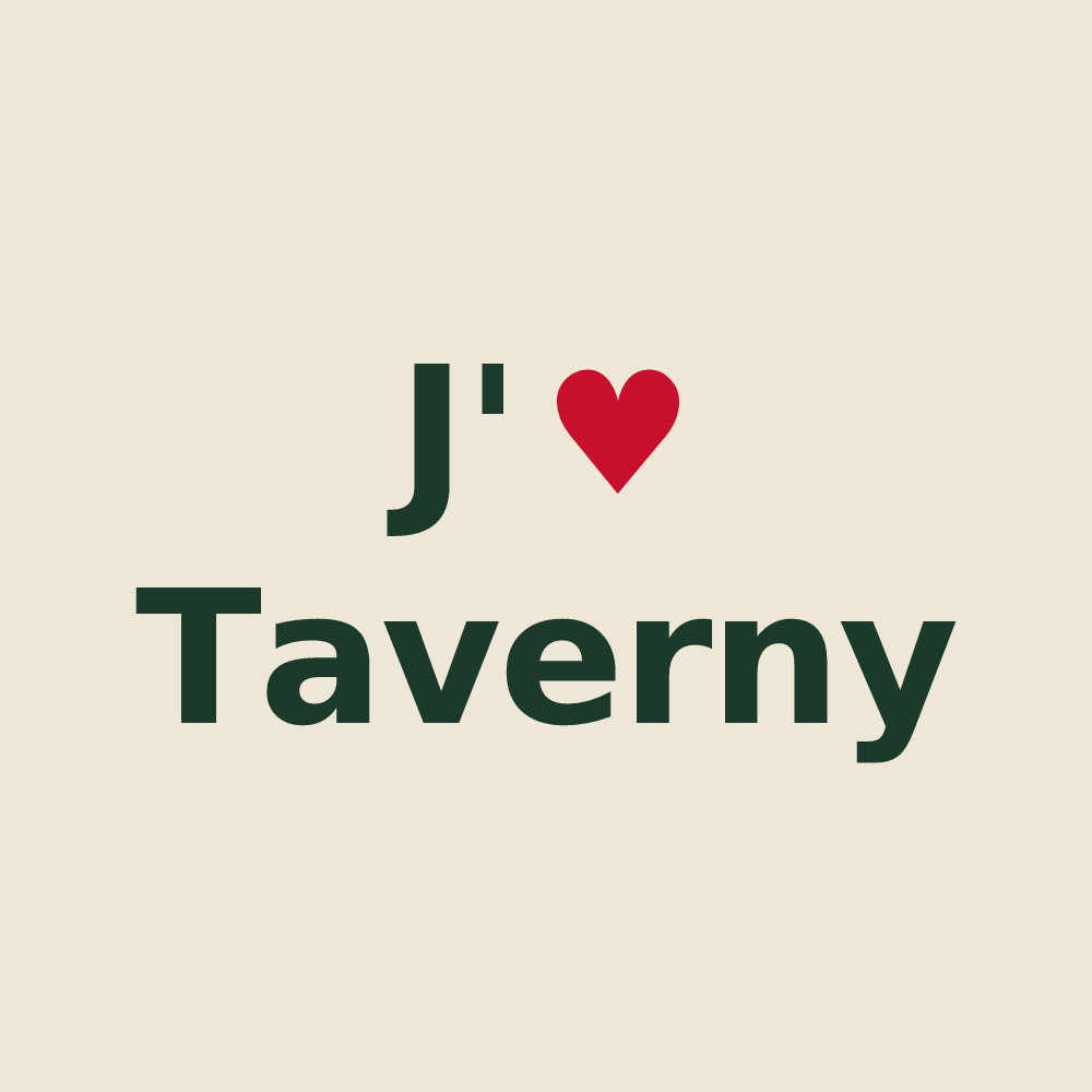 Tote bag personnalisé Taverny — design J'aime Taverny