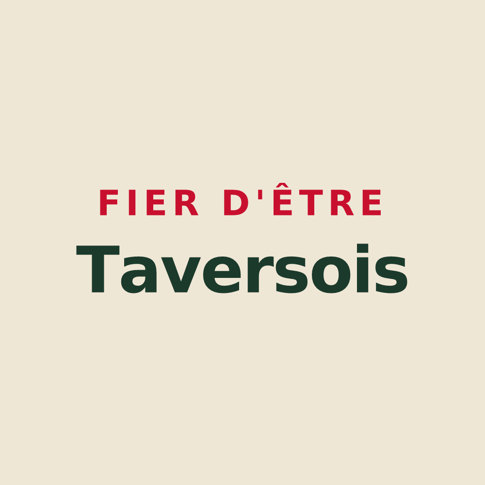 Tote bag « Fier d'être Taversois » — design pour Tavers