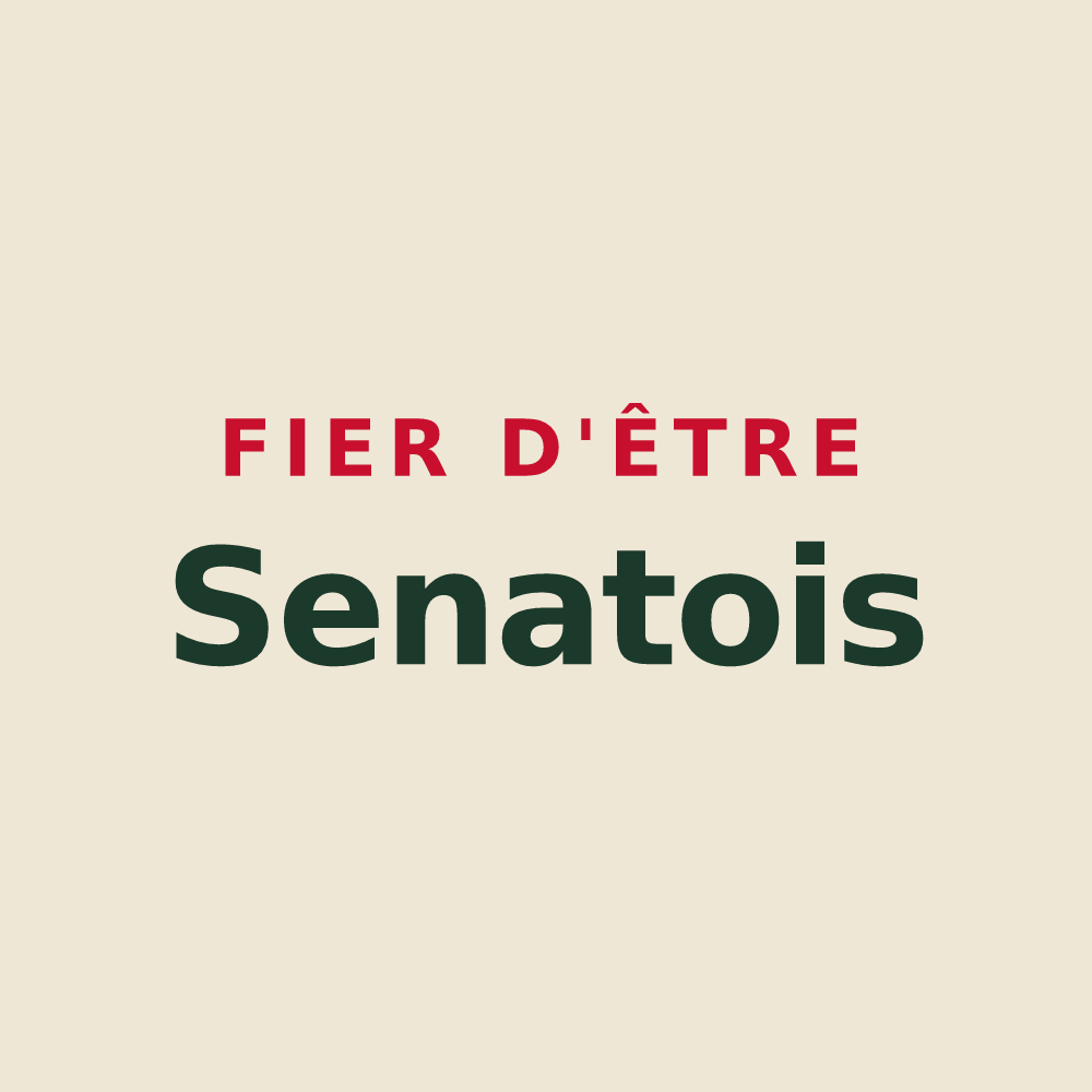 Tote bag « Fier d'être Senatois » — design pour Taxat-Senat