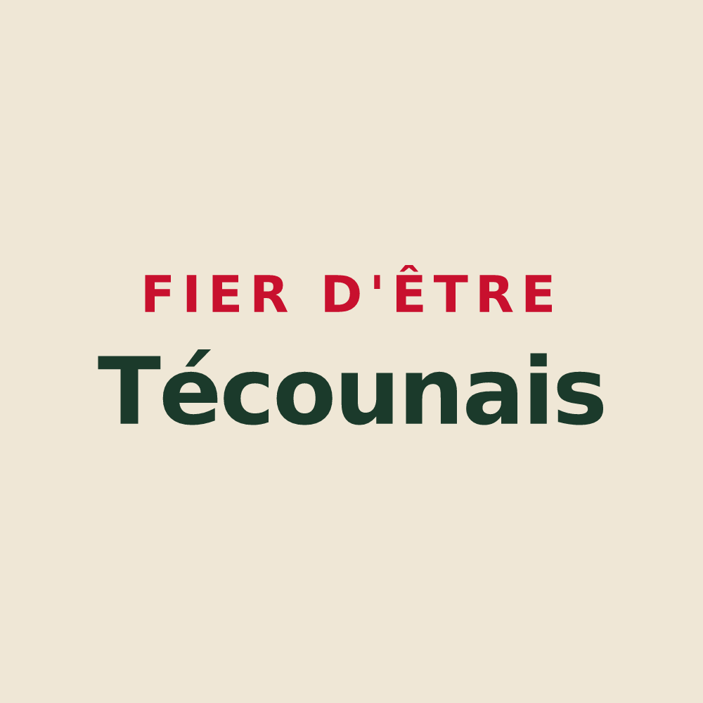 Tote bag « Fier d'être Técounais » — design pour Técou