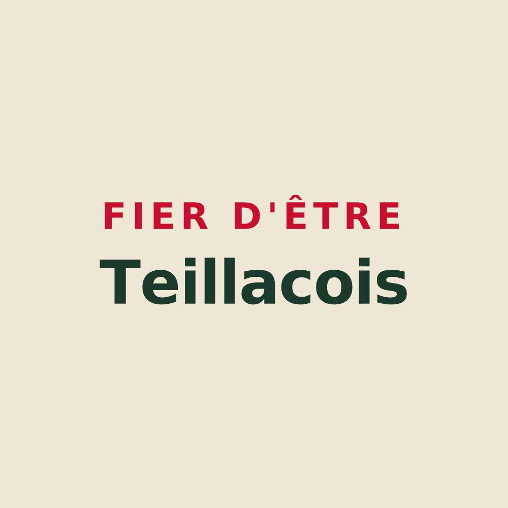 Tote bag « Fier d'être Teillacois » — design pour Teillay