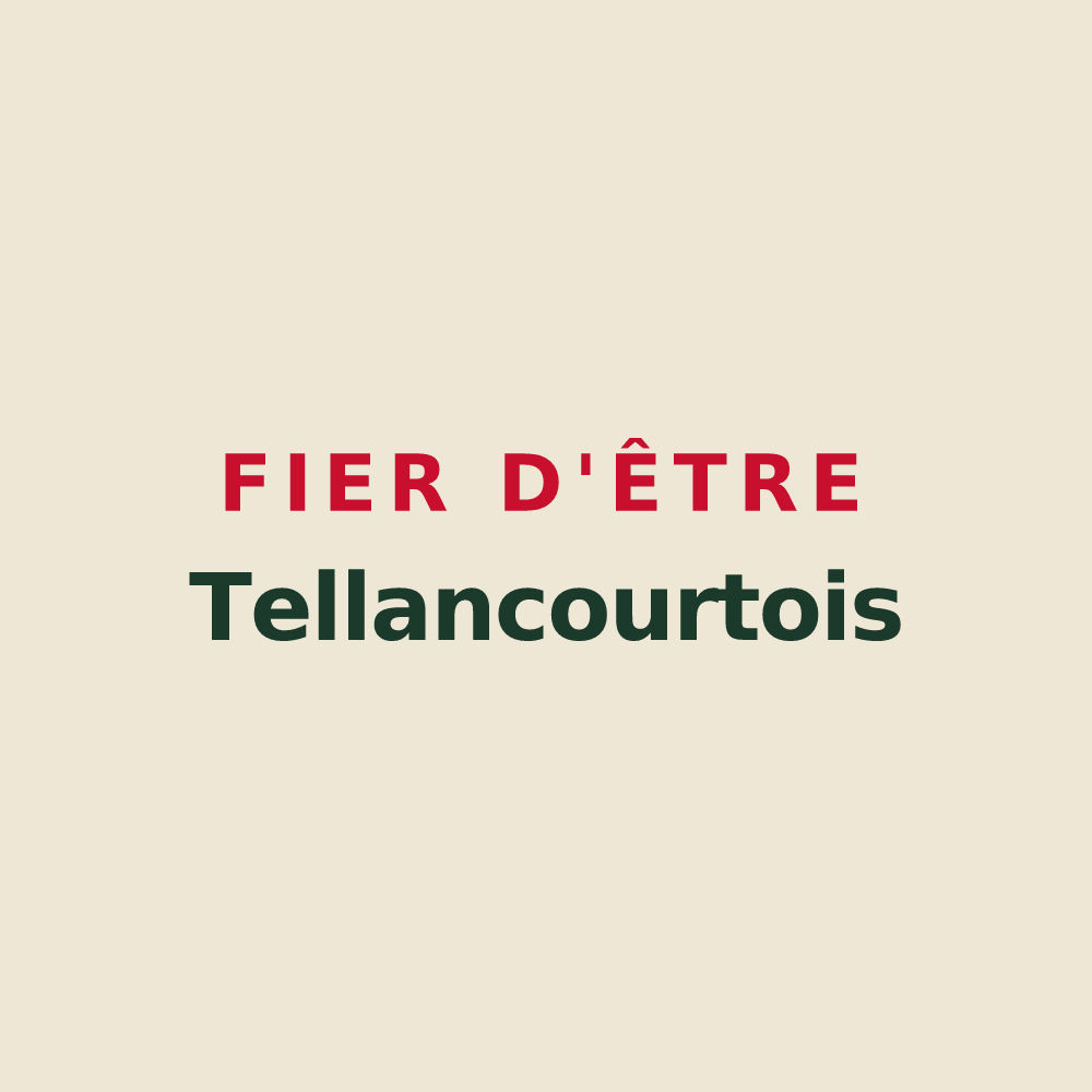 Tote bag « Fier d'être Tellancourtois » — design pour Tellancourt