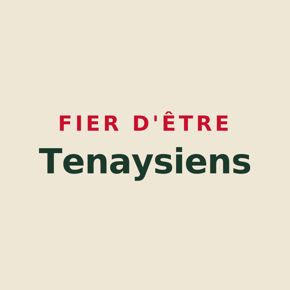 Tote bag « Fier d'être Tenaysiens » — design pour Tenay