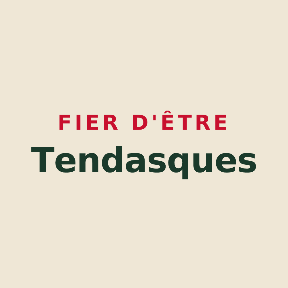 Tote bag « Fier d'être Tendasques » — design pour Tende