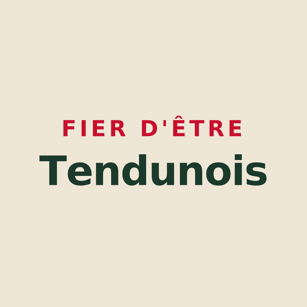 Tote bag « Fier d'être Tendunois » — design pour Tendu