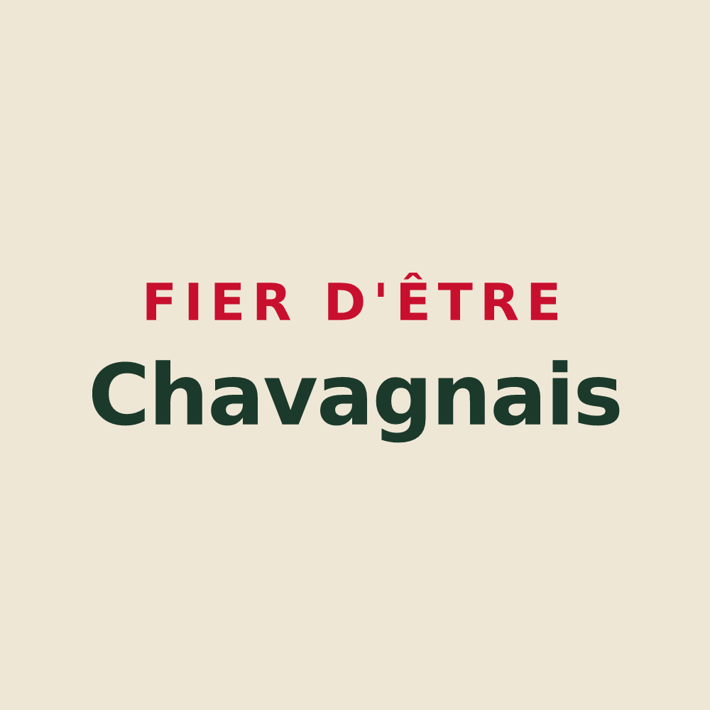Tote bag « Fier d'être Chavagnais » — design pour Terranjou