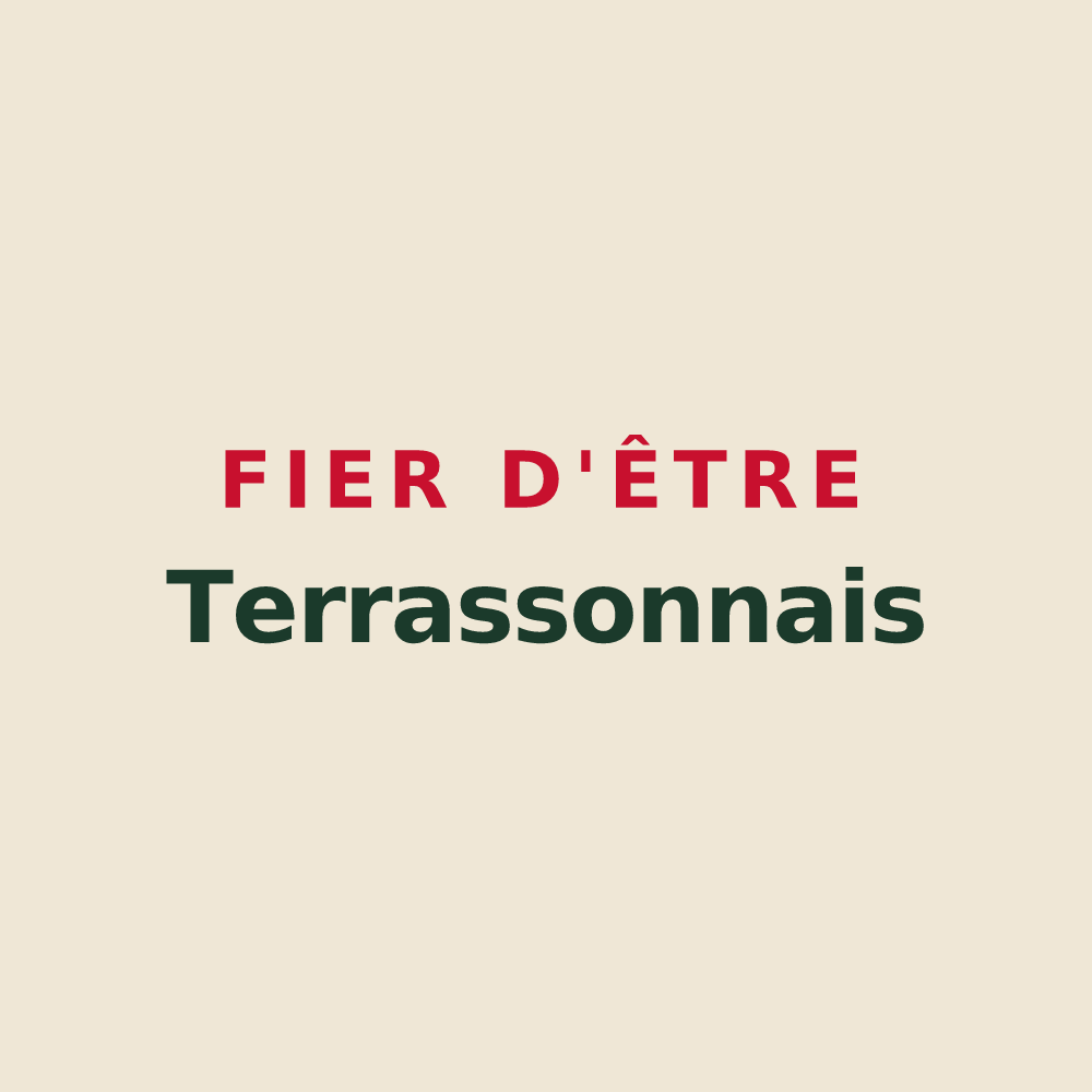 Tote bag « Fier d'être Terrassonnais » — design pour Terrasson-Lavilledieu