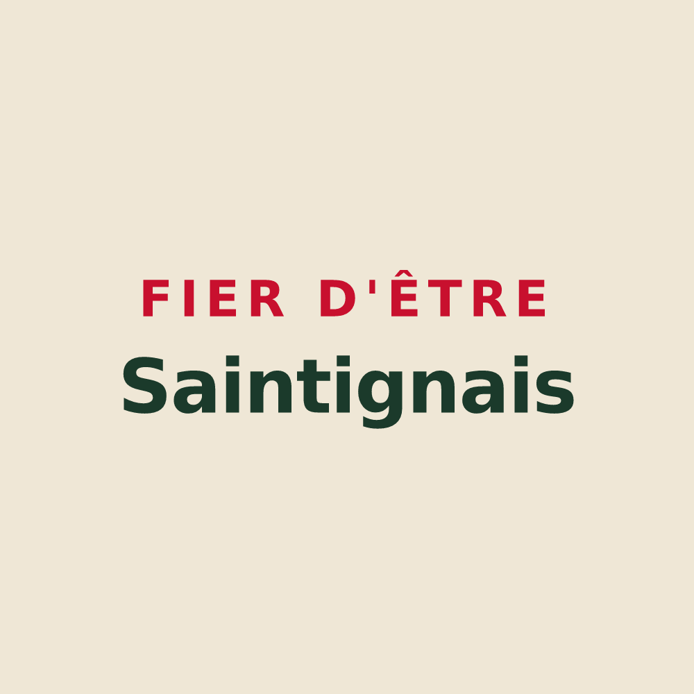 Tote bag « Fier d'être Saintignais » — design pour Terre-et-Marais