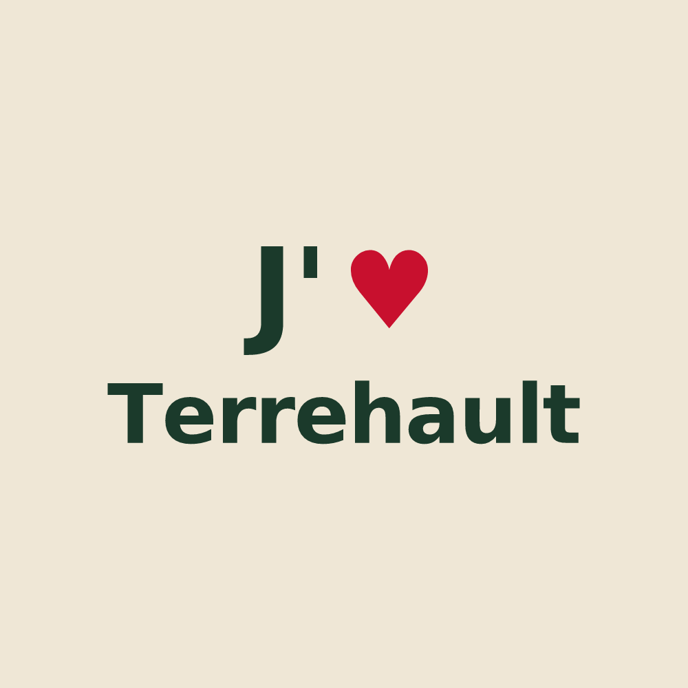 Tote bag personnalisé Terrehault — design J'aime Terrehault