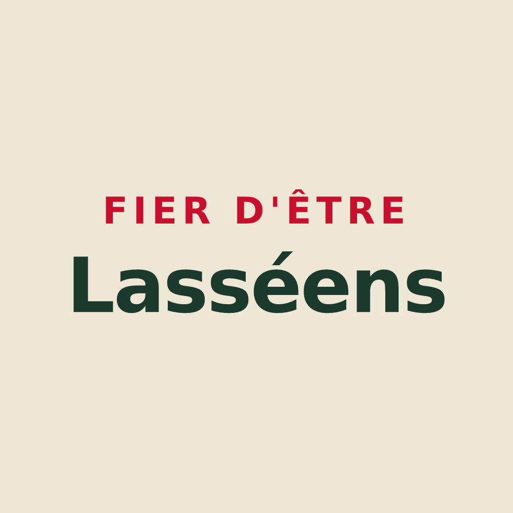 Tote bag « Fier d'être Lasséens » — design pour Terres de Druance