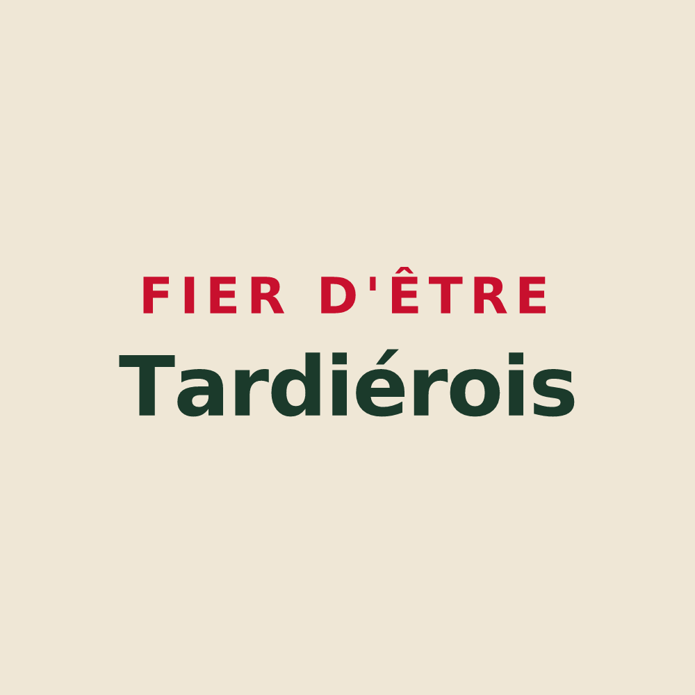 Tote bag « Fier d'être Tardiérois » — design pour Terval