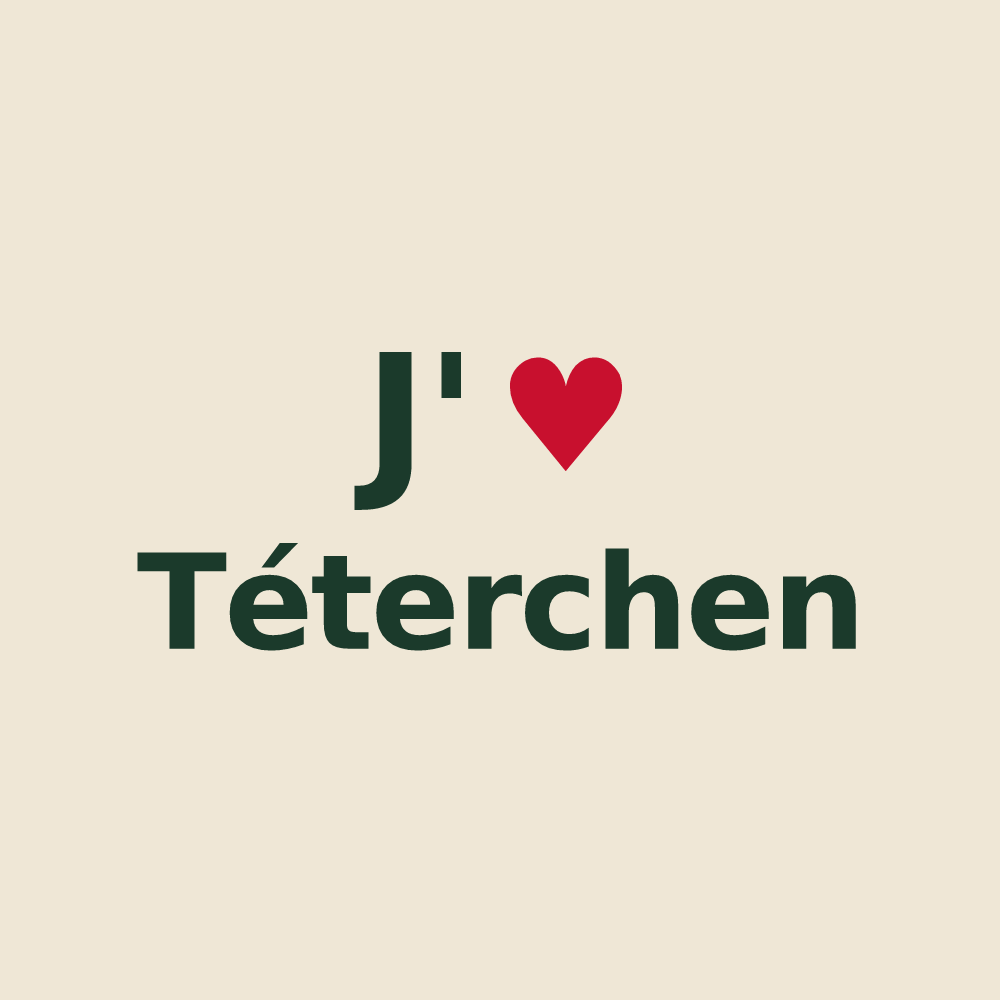Tote bag personnalisé Téterchen — design J'aime Téterchen