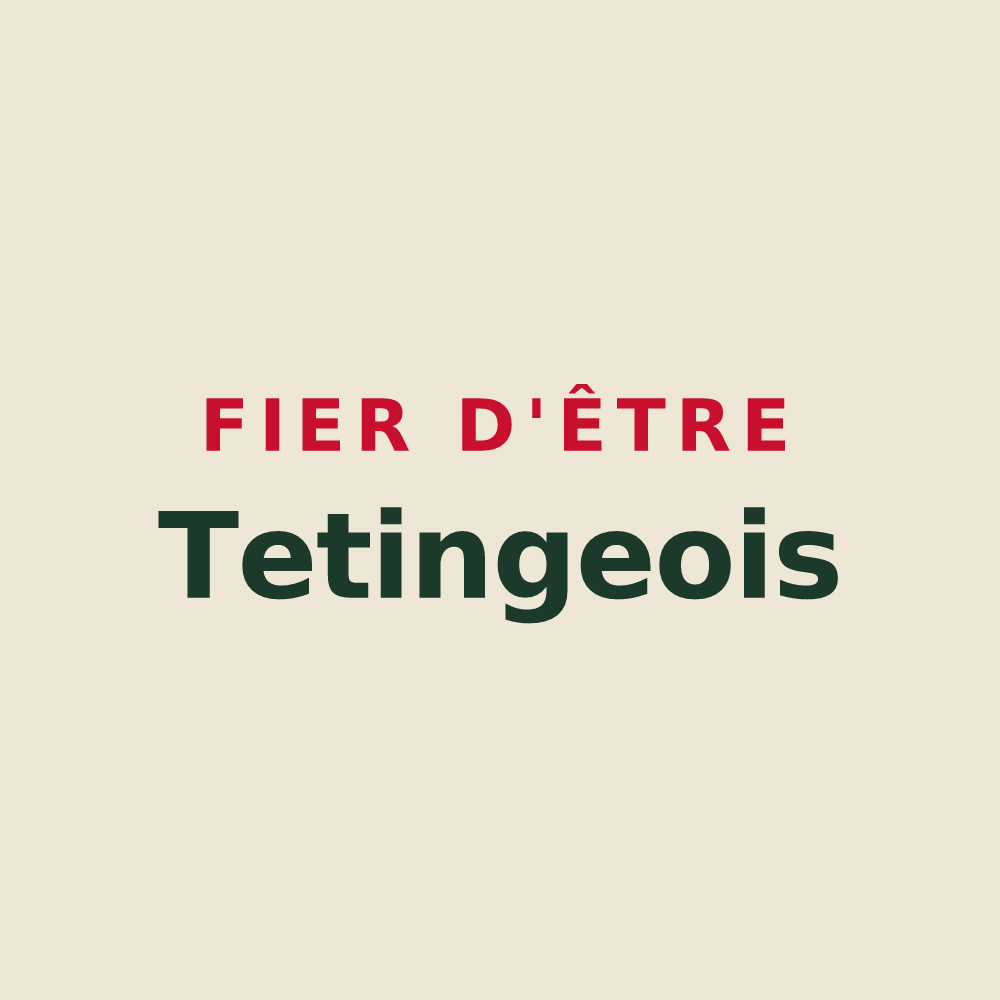 Tote bag « Fier d'être Tetingeois » — design pour Teting-sur-Nied