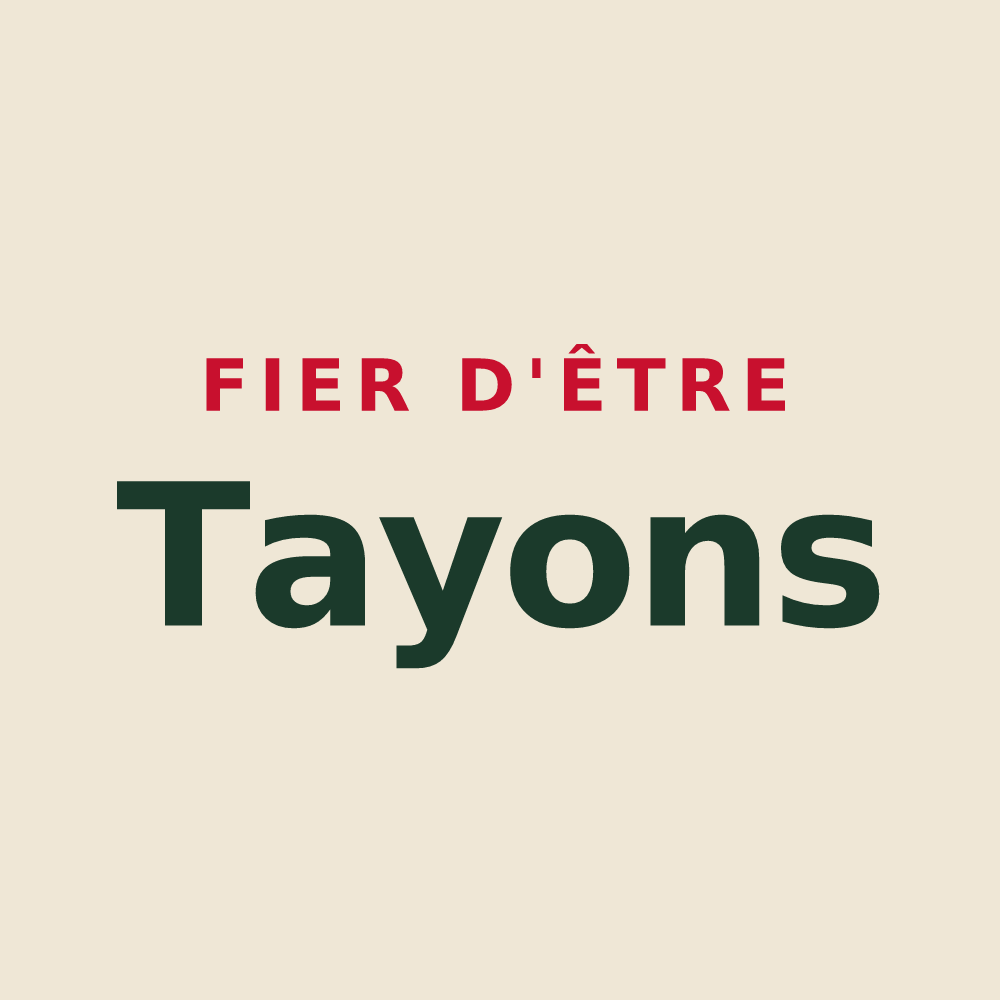 Tote bag « Fier d'être Tayons » — design pour Thaas