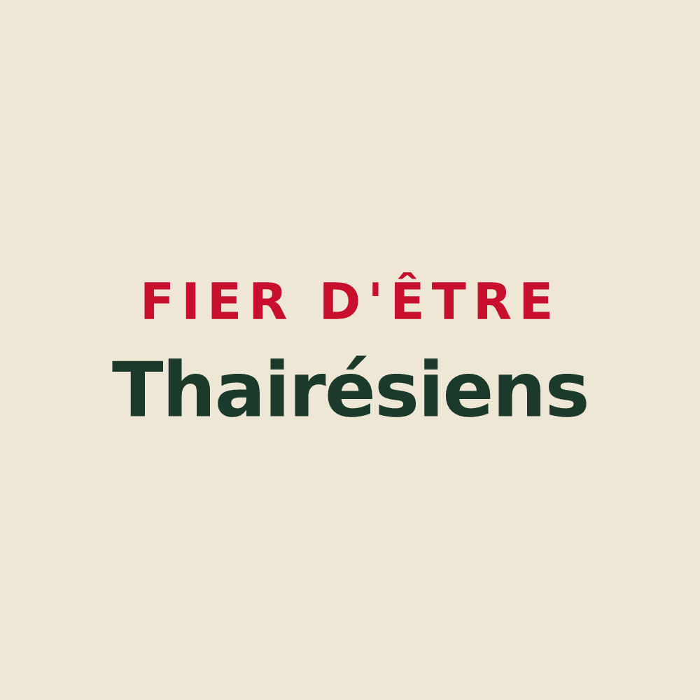 Tote bag « Fier d'être Thairésiens » — design pour Thairé