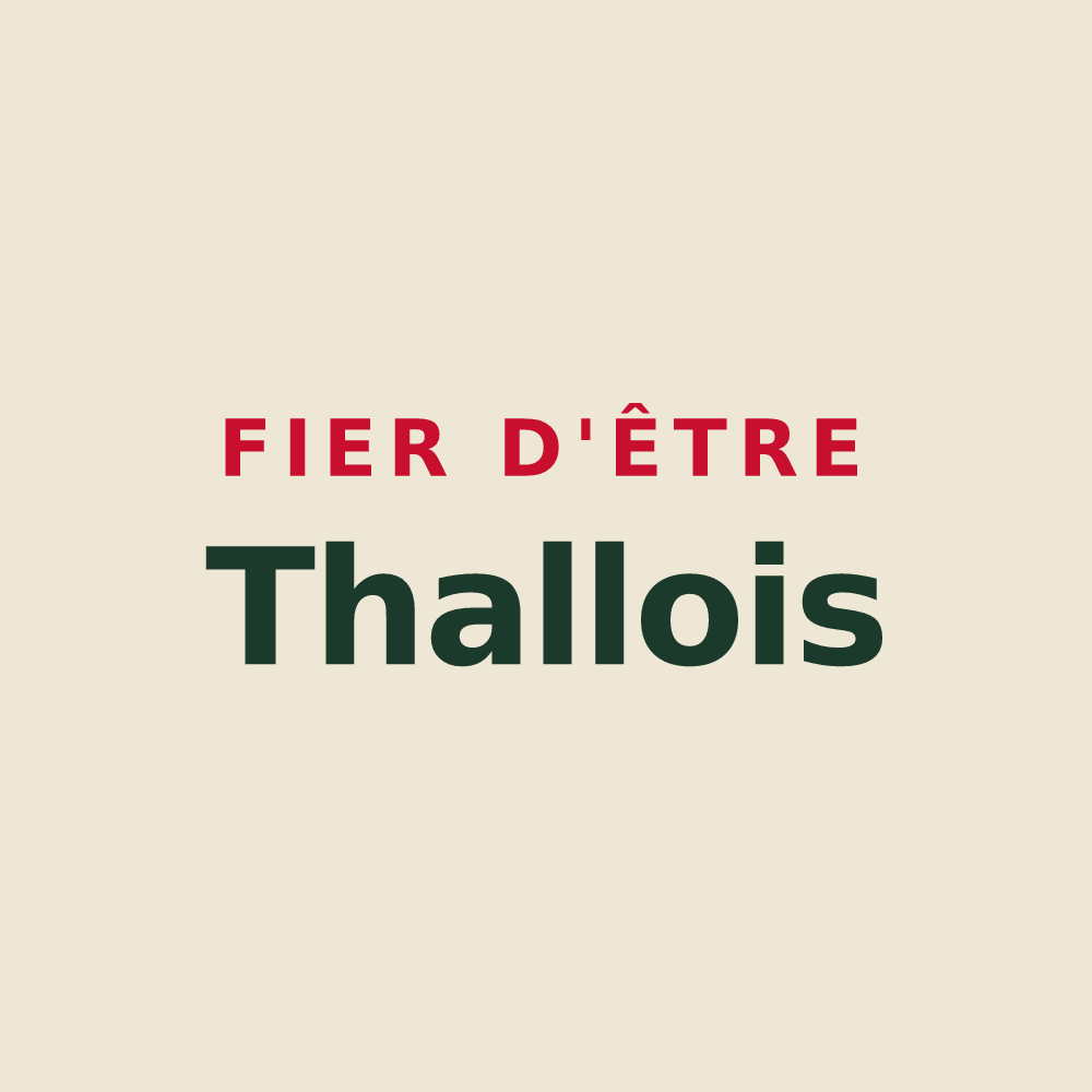 Tote bag « Fier d'être Thallois » — design pour Thal-Drulingen