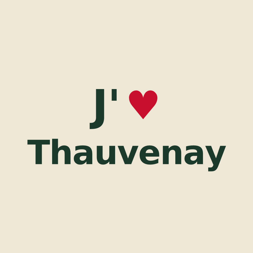 Tote bag personnalisé Thauvenay — design J'aime Thauvenay