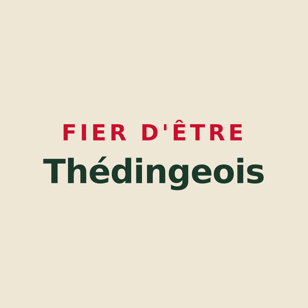 Tote bag « Fier d'être Thédingeois » — design pour Théding