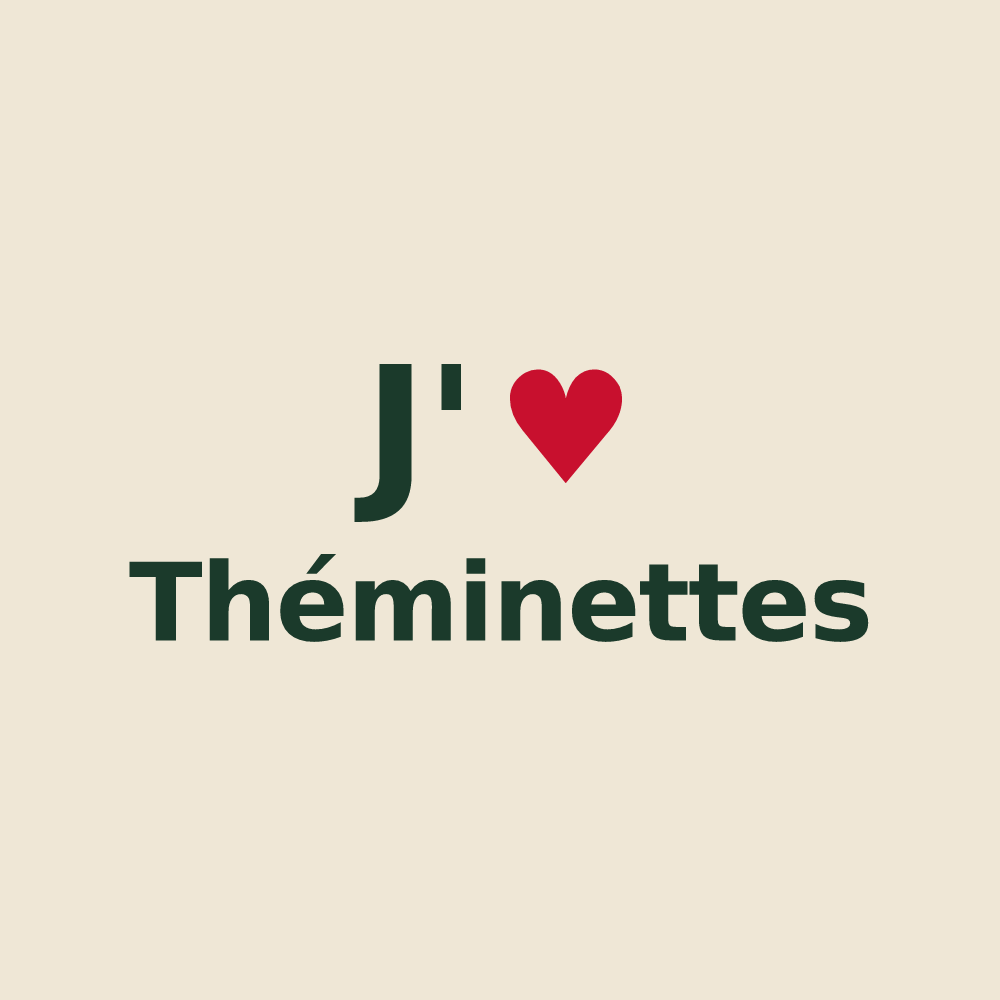 Tote bag personnalisé Théminettes — design J'aime Théminettes
