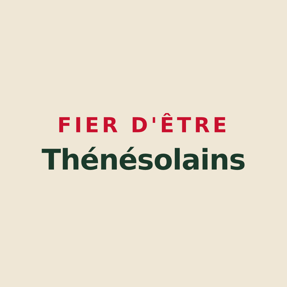 Tote bag « Fier d'être Thénésolains » — design pour Thénésol