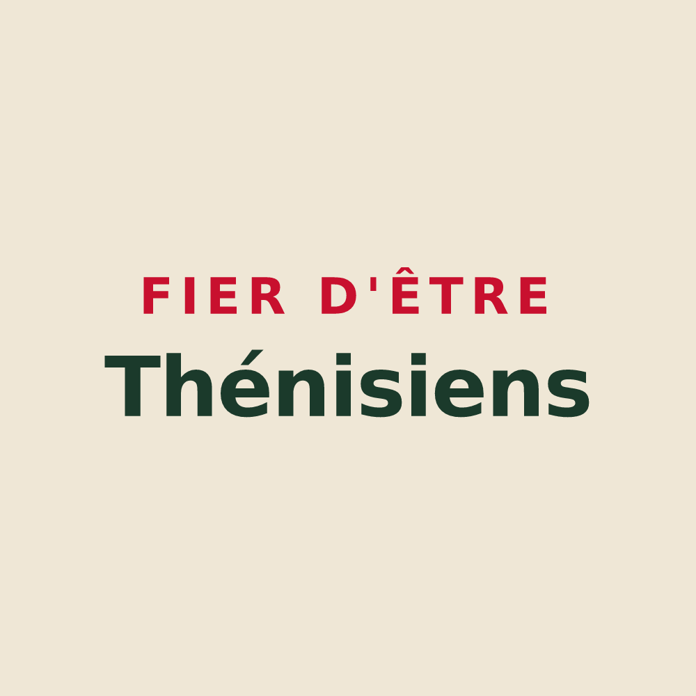 Tote bag « Fier d'être Thénisiens » — design pour Thénisy