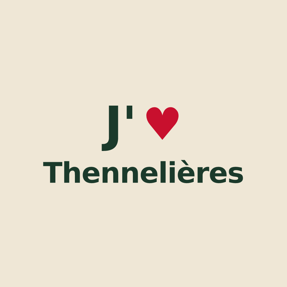 Tote bag personnalisé Thennelières — design J'aime Thennelières