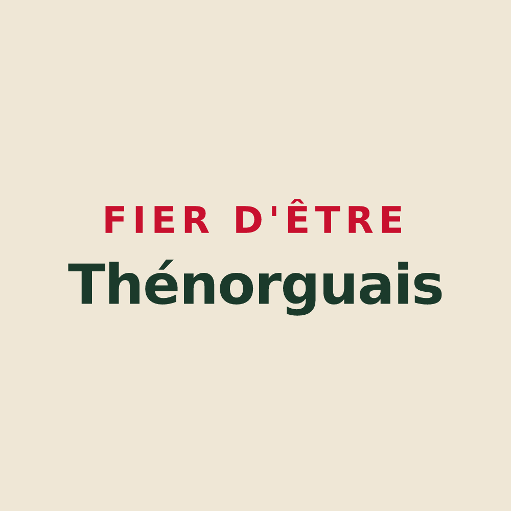 Tote bag « Fier d'être Thénorguais » — design pour Thénorgues